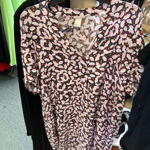 💜Anna Glover x H&M Pink Black Dress 14